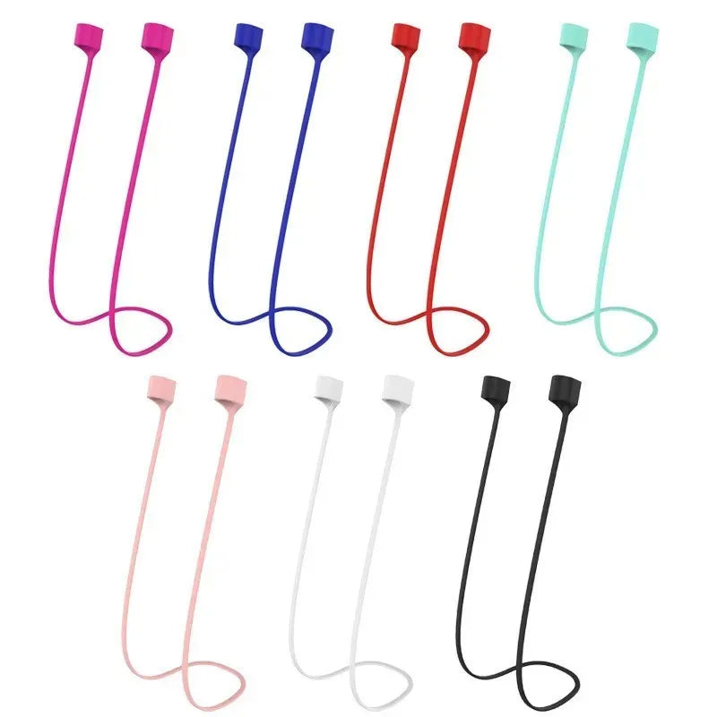 1-5pcs for AirPods Magnetic Silicone Anti-lost Neck Strap Wireless Earphone String Rope Headphone Cord Earphone Accessories Oasis Select