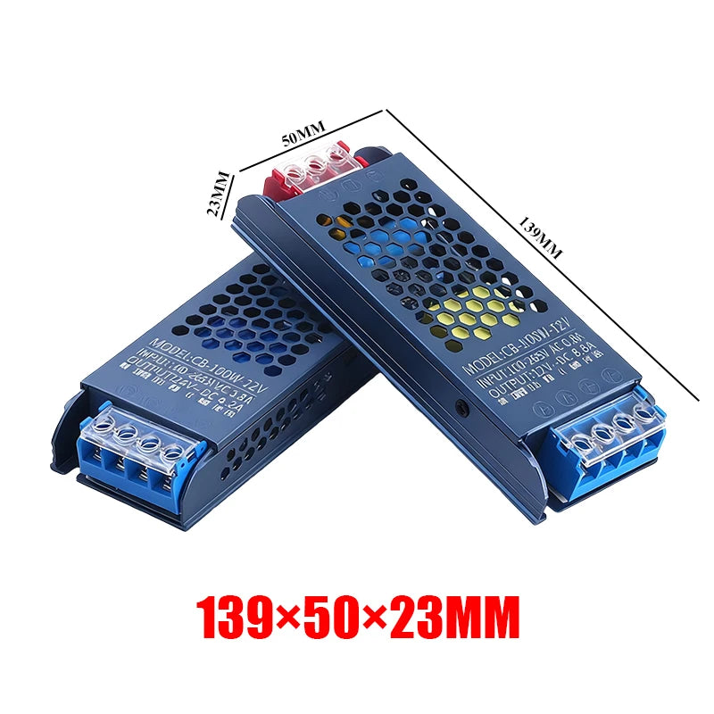 DC Power Supply 12V 24V AC 220V TO DC 12V 24V 60W 100W 150W 200W 300W 400W Power Supplies Transformer LED Driver LED Strip Light Oasis Select 100W 24V
