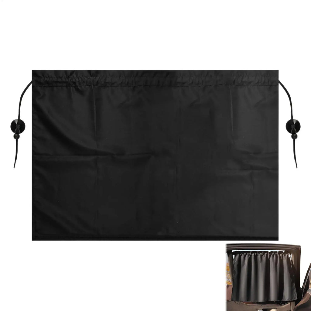 Car Privacy Curtain 1PC Suction cup blackout curtain Window Shade Privacy Travel Nap Night UV Reflection UV Block Sunshade Oasis Select