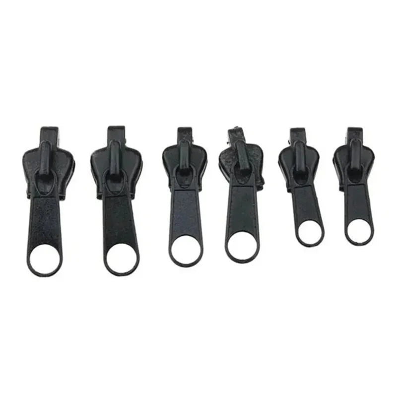 6pcs Instant Zipper Universal Instant Fix Repair Kit Replacement Zip Slider Teeth Multifunctional Clothing Replacement Zipper Oasis Select