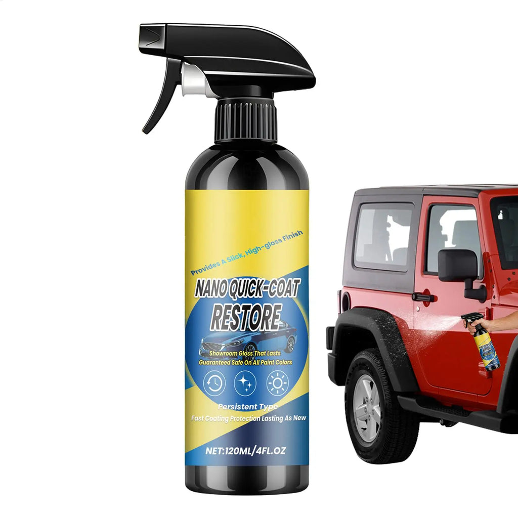 Ceramic Coating for Cars 120ml Quick Long-lasting High Gloss Agent Car Ceramic Coating Spray for Exterior Headlight Trim Marine Oasis Select 120ml
