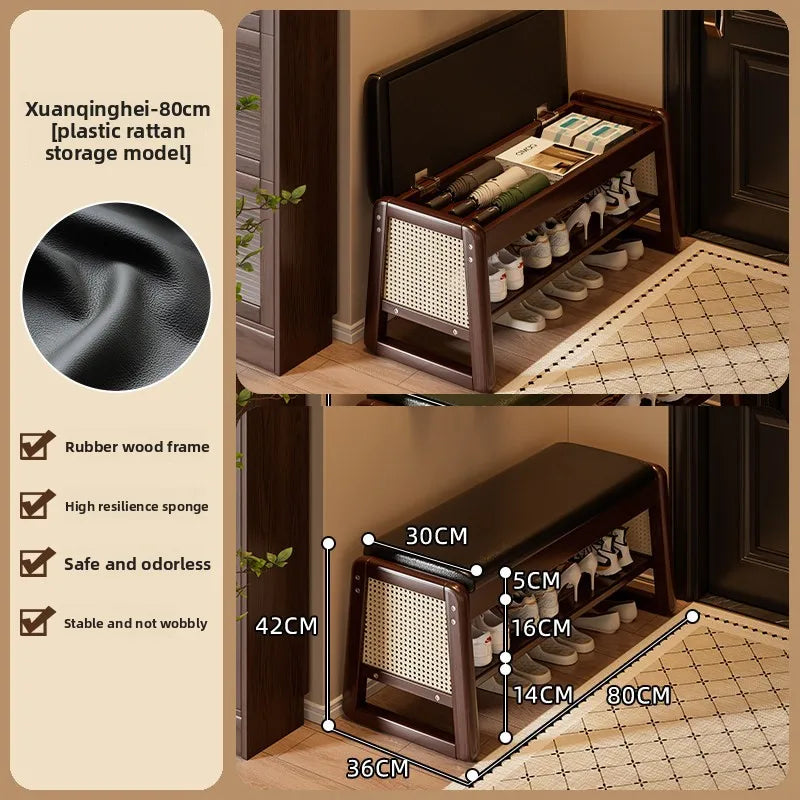 shoe change stool shoes can be worn at home, the shoe cabinet can be integrated and stored, and the entrance is narrow. Oasis Select Storage 80