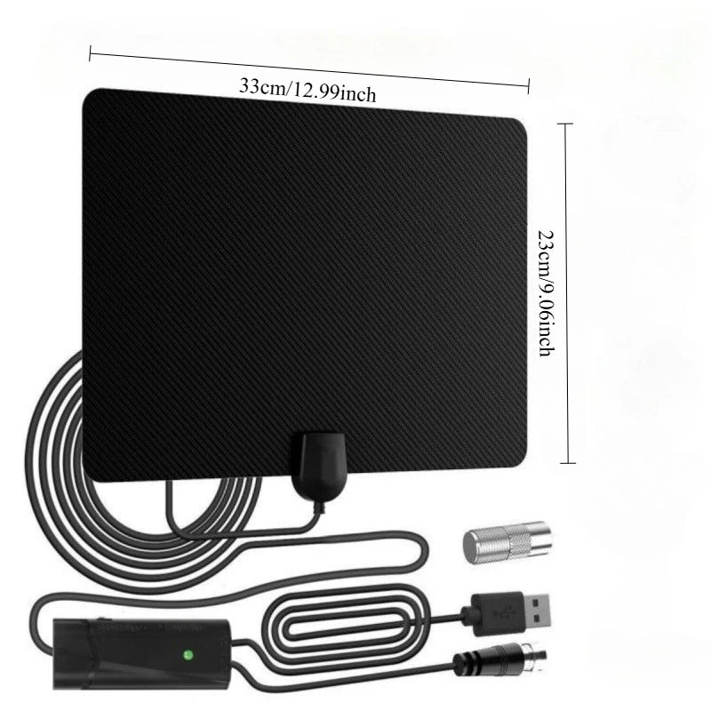 2025 Newest TV Antenna Indoor Long Range Digital HD Local Channels for Smart TV Easy Installation Auxiliary Receiver Oasis Select