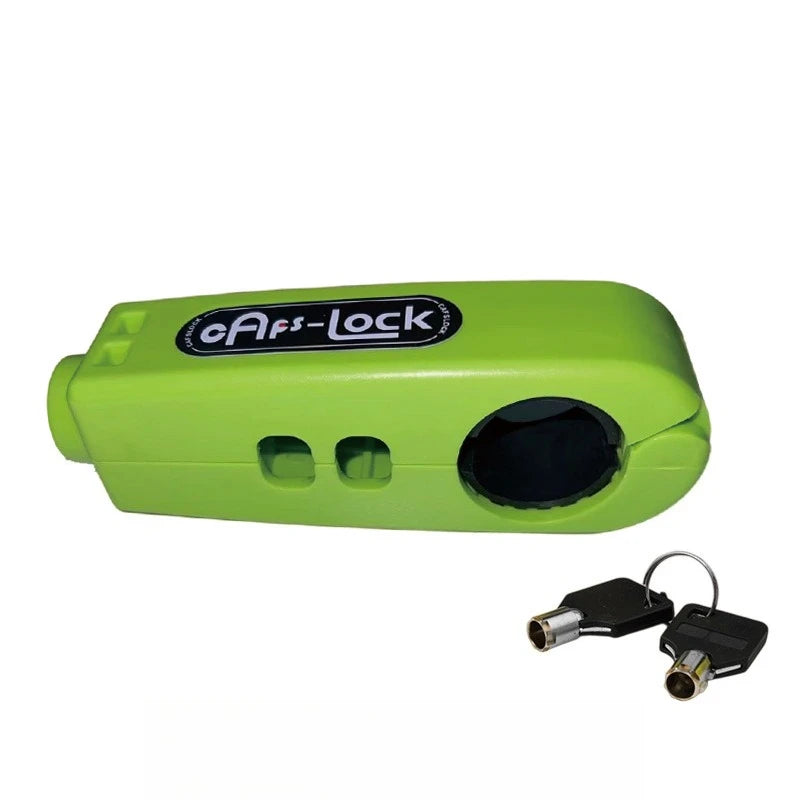 JUSTINLAU Motorcycle Handlebar Lock Anti Theft Brake Throttle Lock Universal for Scooter ATV Bike Motorbike Safety Protection Oasis Select Green