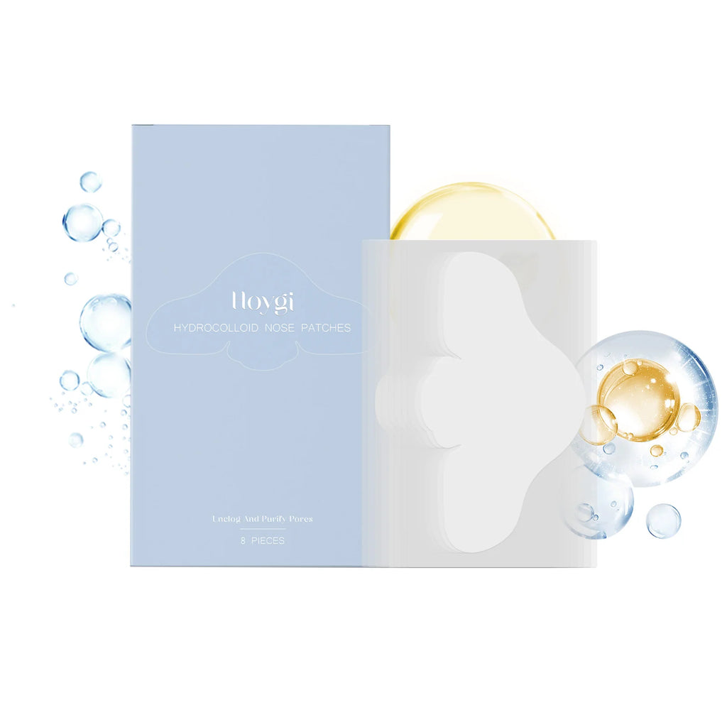 Salicylic Acid Nose Pore Strips Oil Control Hydrocolloid Nose Patches For Nose Blackheads Pimples Removal Refines Pores Non-Tigh Oasis Select 8pcs Boxed