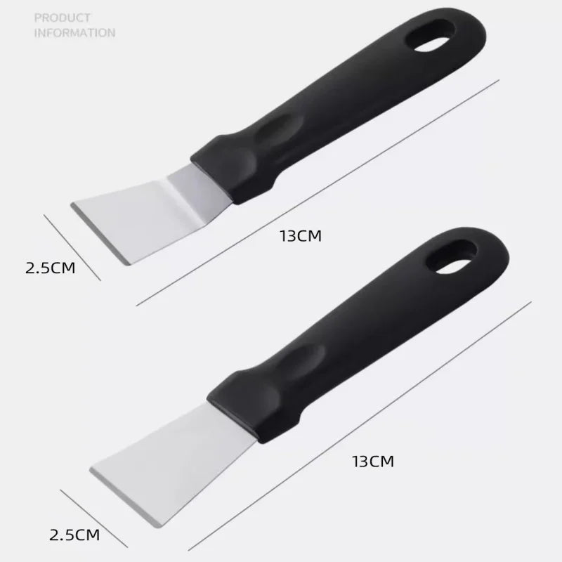 Stainless Steel Putty Knife Scraper Shovel Cleaning Scraper Paint Tools Refrigerator Defrosting Labels Glass Cleaning Shovel Oasis Select