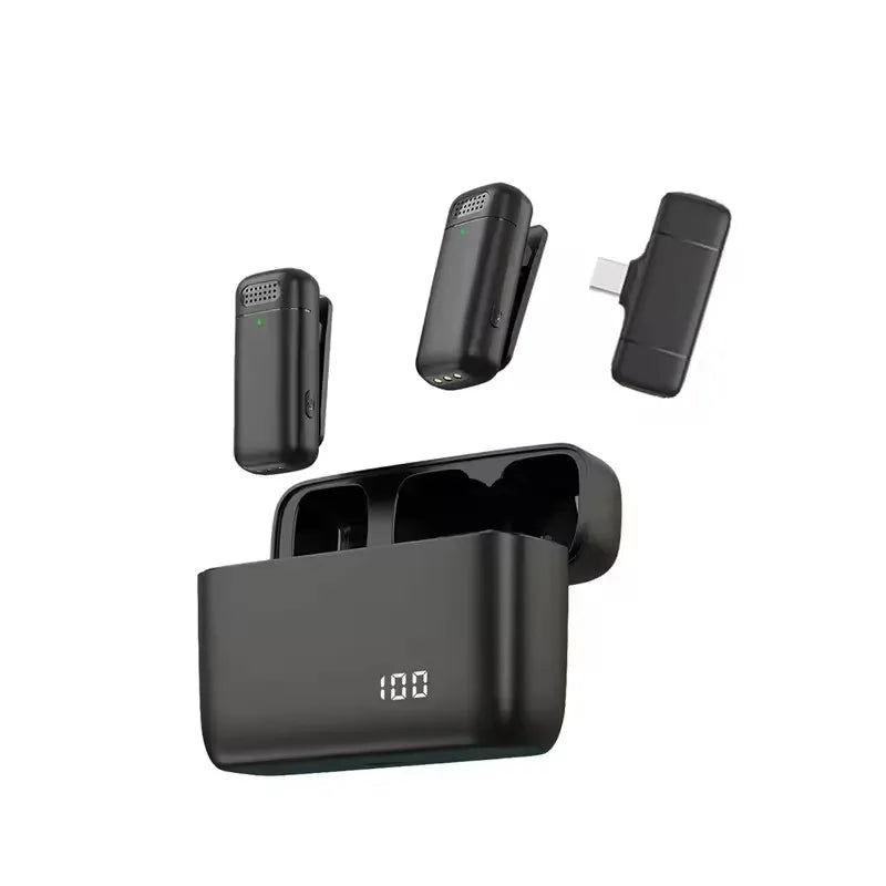 Wireless Dual Lavalier Mic – iPhone Android PC | AyeBeau