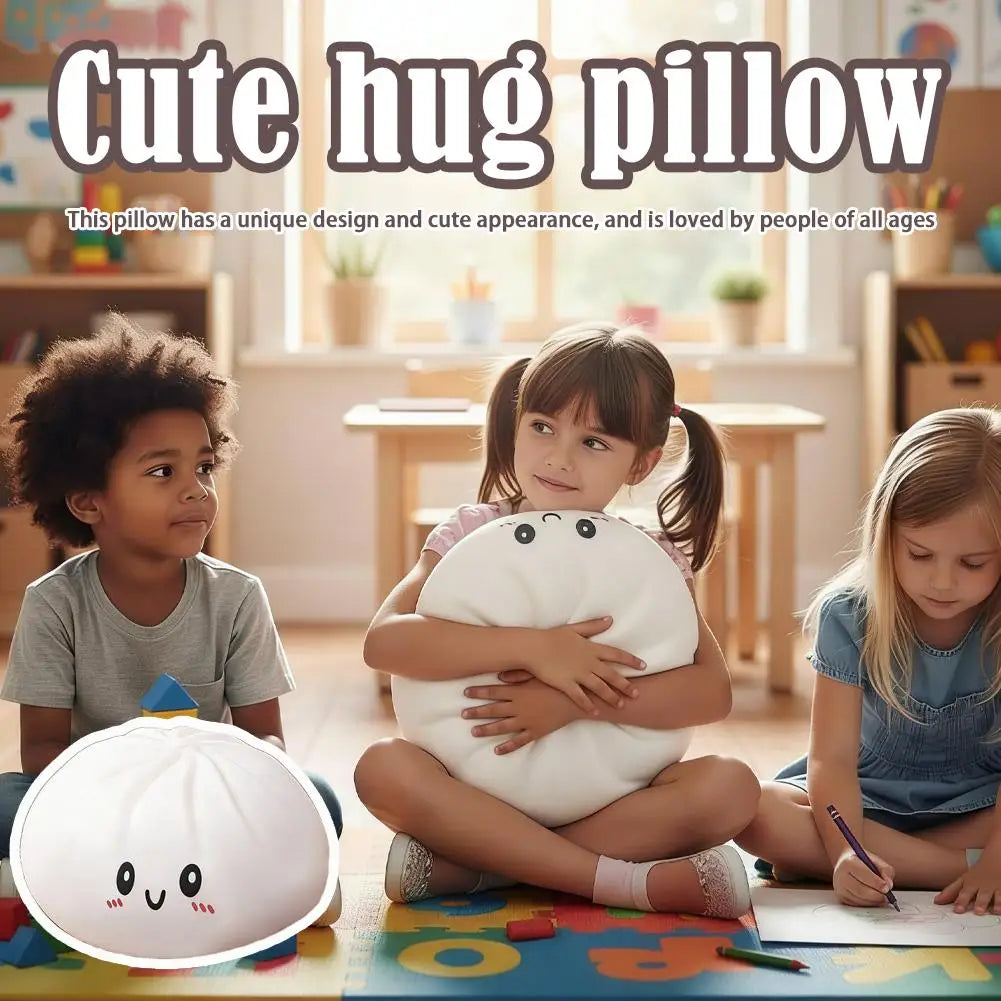 Oversized Dumpling Plush Pillow – Squishy Stress Relief Toy Novelty Plush Pillow Oasis Select