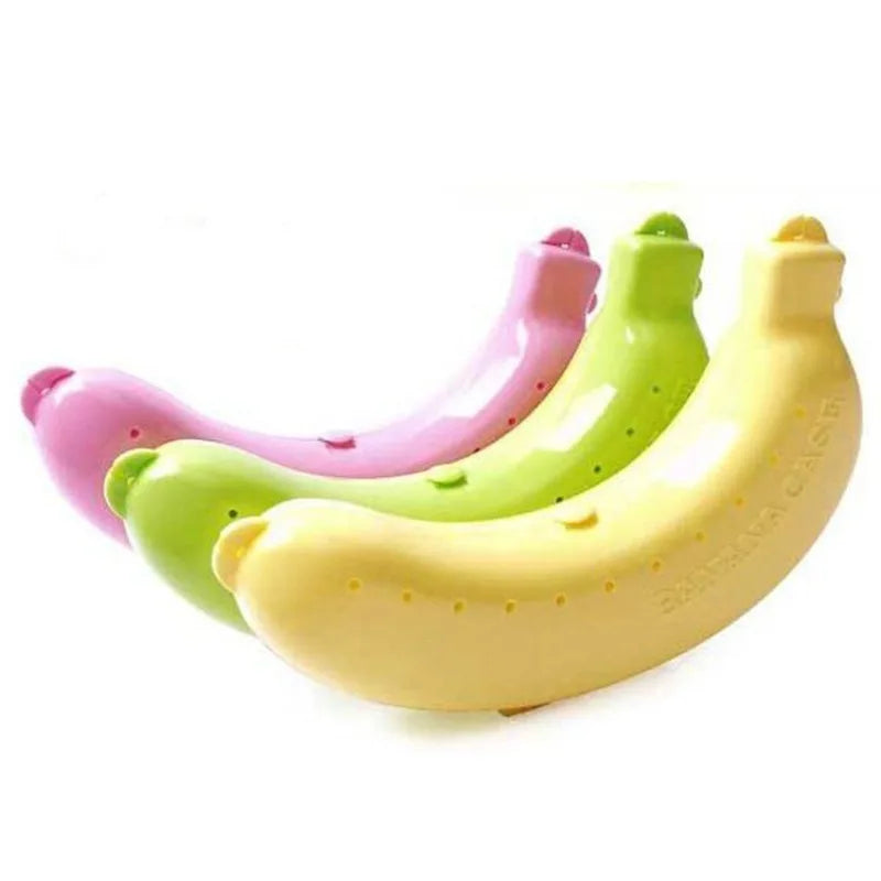 Banana Shaped Storage Box Portable Fruit Protector for School Lunch Outdoor Picnic and Daily Banana Protection Oasis Select