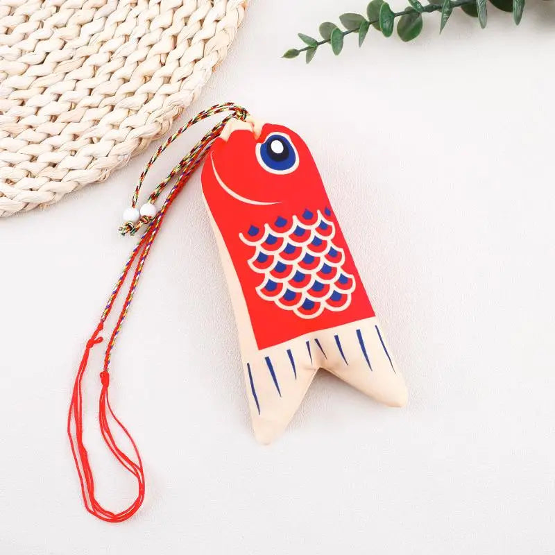 Koi Carp Lucky Pouch – Hanfu Sachet Coin Purse Pendant Bag Decorative Coin Pouch Oasis Select A1 Red