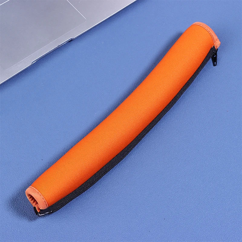 Zipper Headphone Protector Sleeve Cushion Pad Headband For Audio Technica ATH MSR7 M50X M40 M30 M20 Head Beam Oasis Select Orange