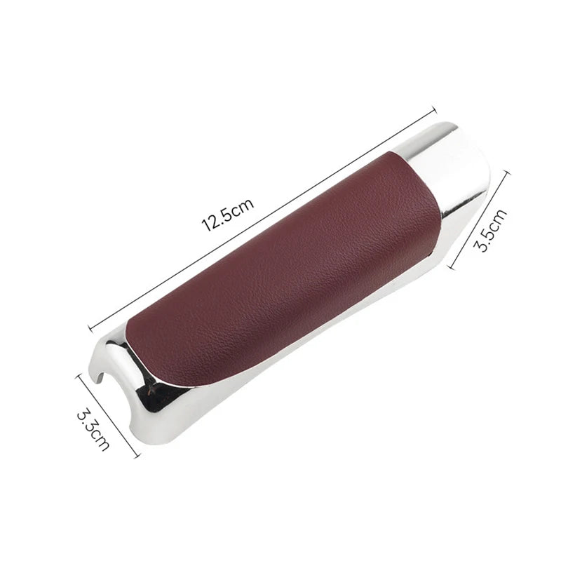 Universal Car Hand Brake Cover PU Leather Handbrake Guard Case Gear Shift Protector Decoration Car Interior Accessories Oasis Select
