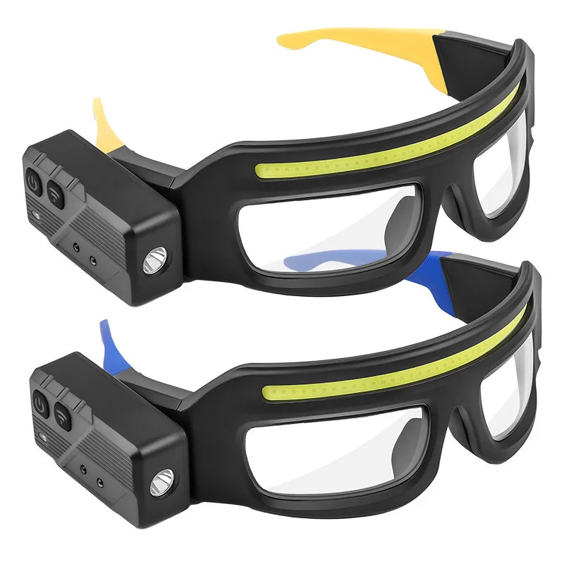 SHINEKNOT Glasses LED Headlamp | Type-C Rechargeable Bike Light