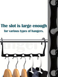 Space Saving Storage Hangers Multifunction Plastic Clothes Racks Rotary Organizer Hangers 5 Hole Magic Closet Wardrobe Organizer Oasis Select 5pcs