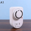 12/24 Hour Mechanical Cyclic Timer Switch Outlet Socket