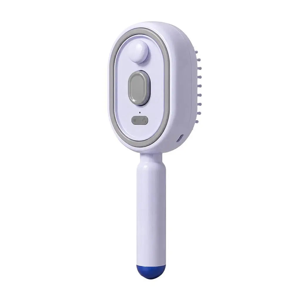 New Electric Spray Air Cushions Massage Comb Anti-static Self-cleaning Steam Essential Oil Brush Vibration Scalp Massager Combs Oasis Select 03