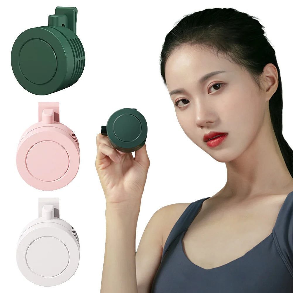 Mini Clip-On Waist Fan | Bladeless, 3-Speed, 900mAh Rechargeable Personal Clip Fan Oasis Select
