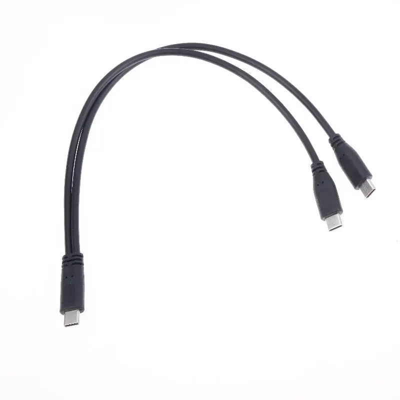 USB C Cable Splitter Type C Cable Splitter 1 To 2 Extension Wire Power Adapter 3A 15W Multiple Devices Charging Cable Adapter Oasis Select A1 1Pcs 2M to 1M
