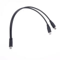 USB C Cable Splitter Type C Cable Splitter 1 To 2 Extension Wire Power Adapter 3A 15W Multiple Devices Charging Cable Adapter Oasis Select A1 1Pcs 2M to 1M