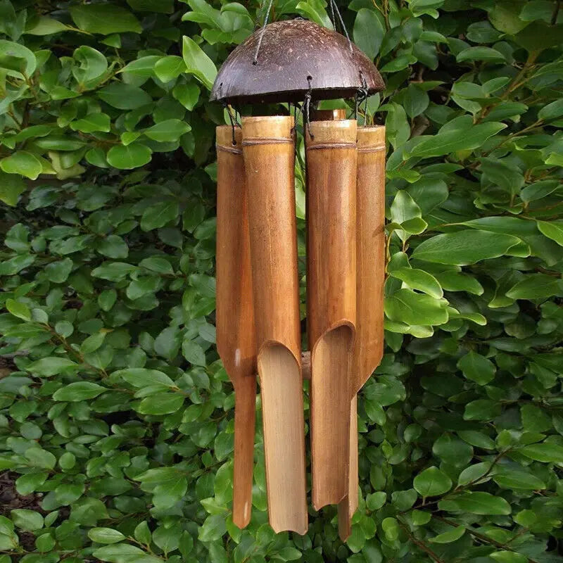 Bamboo Wind Chimes – Outdoor Garden Patio Wall Hanging Decor
