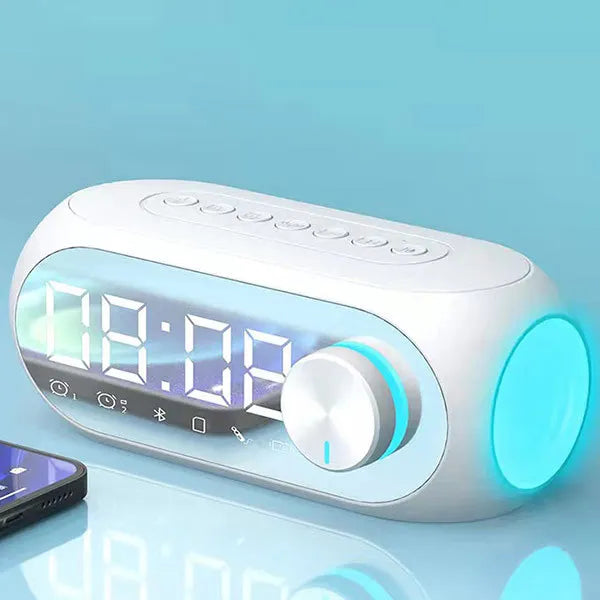 AyeBeau S8 Bluetooth Alarm Clock Speaker with FM Radio
