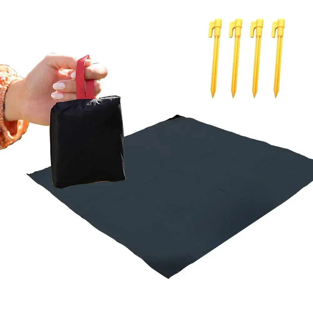 Foldable Portable Picnic Blanket Pocket Beach Mat Waterproof Footprint Camping Sunshade Cover Oasis Select