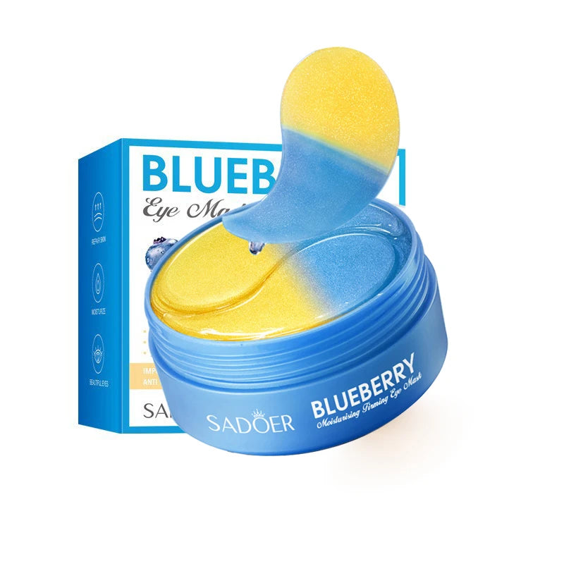 Blueberry Hydrating Eye Mask 30 Pairs – Nourishing & Moisturizing Eye Treatment Mask Oasis Select 1 bottle 80G