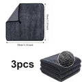 3PCS Ultra-fine Fiber Cloth, Super Absorbent, Car Drying Towel, Reusable Ultra-fine Fiber Towel, Soft Car Towel Oasis Select 3PCS