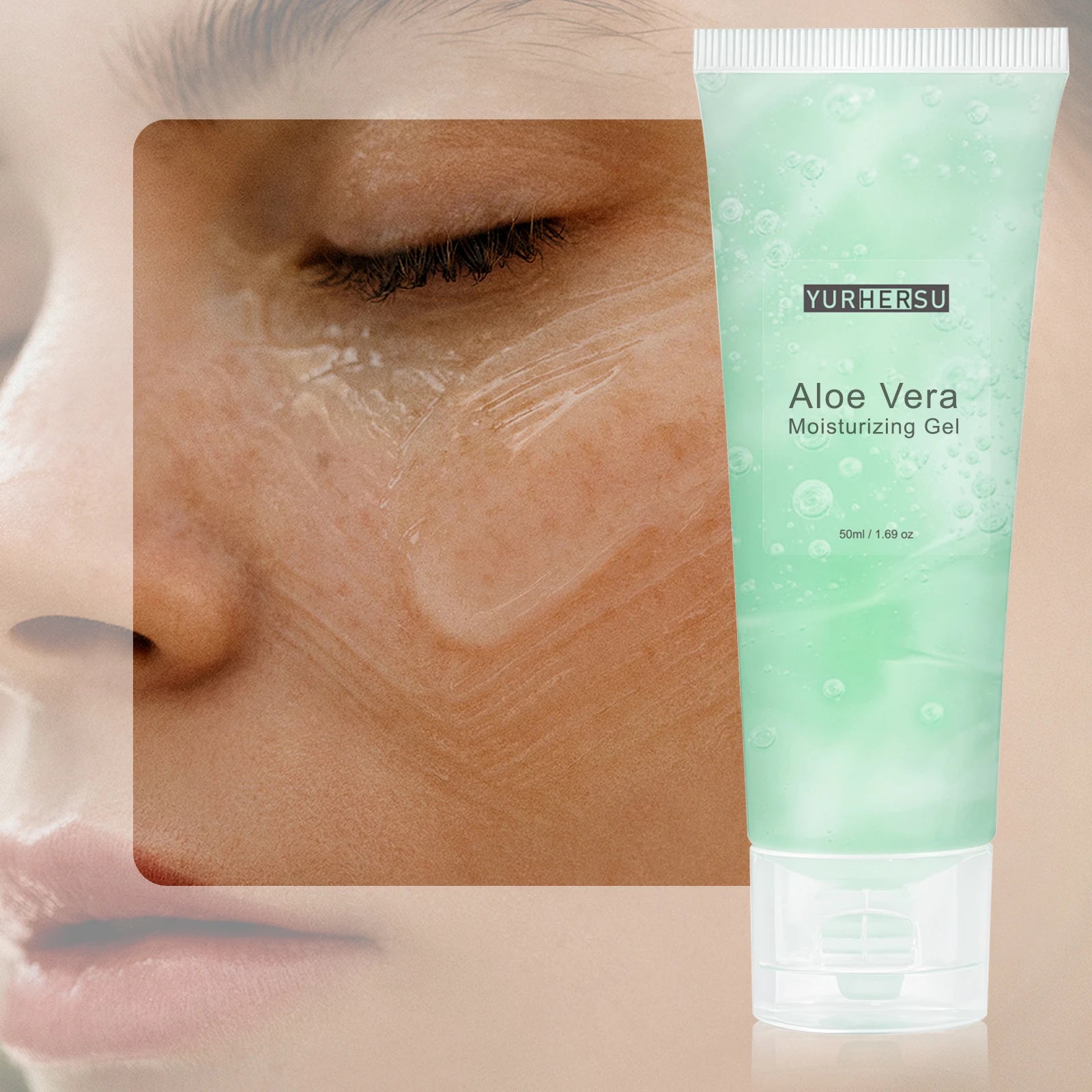 Aloe Vera Gel Face Moisturizer & Makeup Primer – 50ml Aloe Vera Face Gel Oasis Select