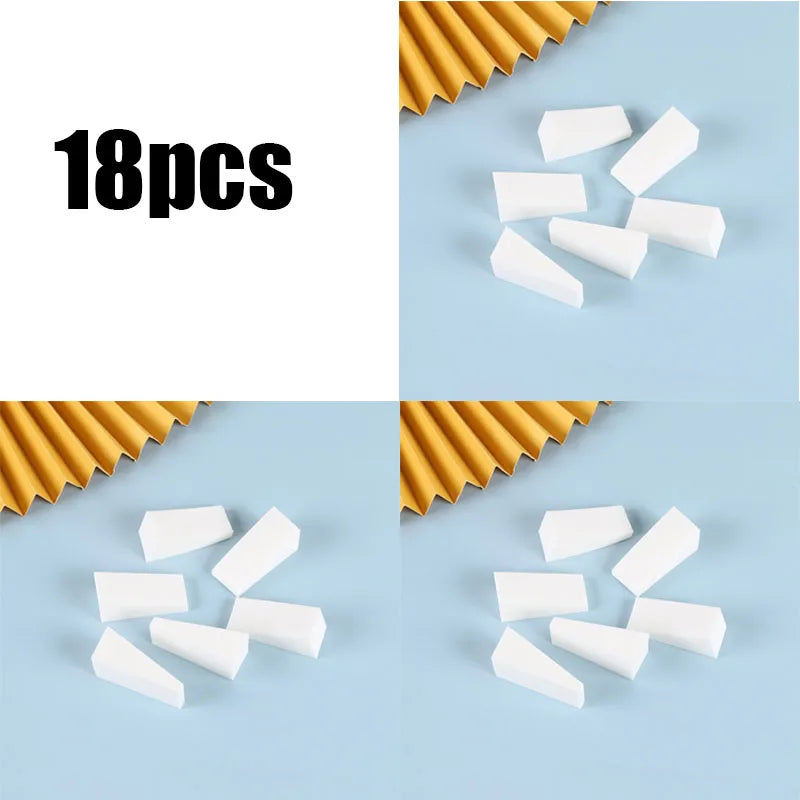 6/12/24/36pcs Makeup Foundation Sponge Makeup Cosmetic Puff Powder Smooth Beauty Cosmetic Make Up Sponge Puff Oasis Select 18pcs