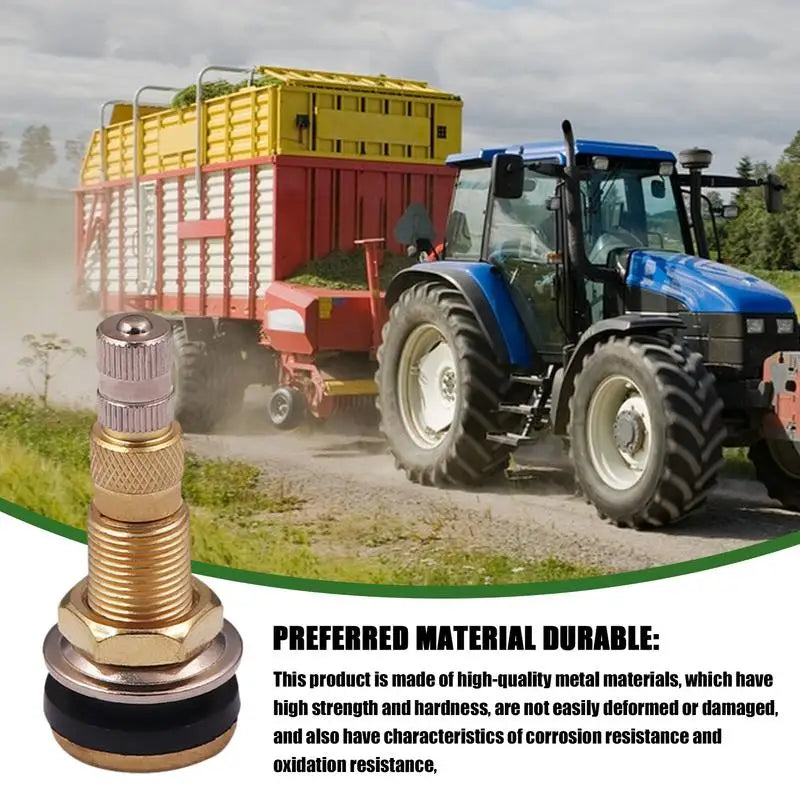 Tubeless Valves Air Liquid Tire Valve Stems TR618A Tire Valve Stem Caps Tire Valves Tire Tools for Industrial and Agricultural Oasis Select