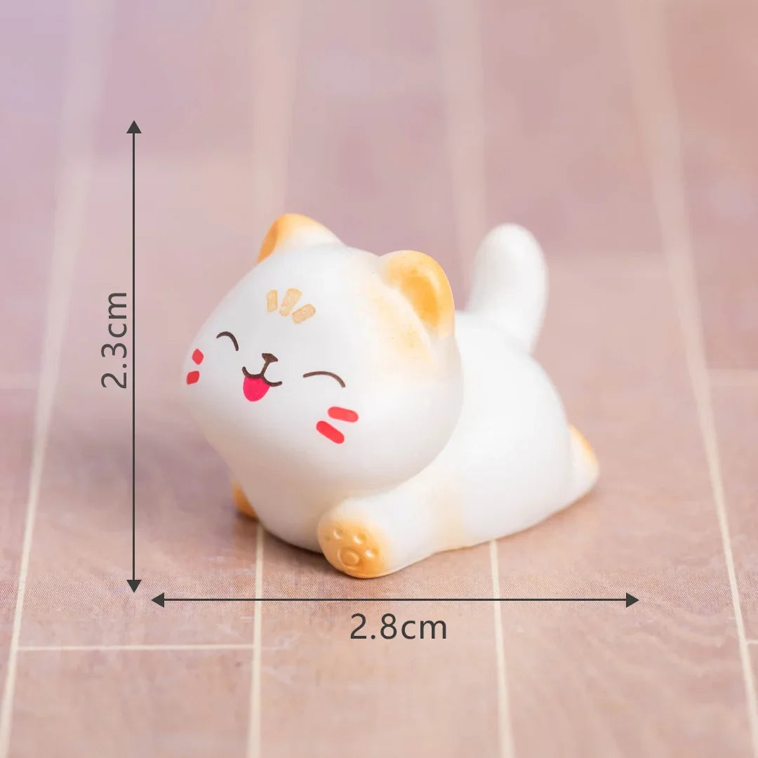 Mini Cats Ornament Fairy Garden Kitten Statue Gift Kids Children Baby Room Decoration Toys Miniature Figurines Home Decor Oasis Select Style5 Kitten s family