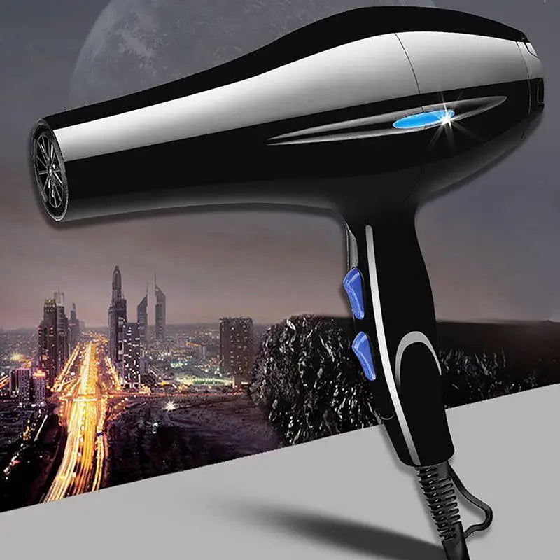 Dryer 2200W With Diffuser Black Dryer 2200W Powerful Hair Dryer With Dryer Attachments Styling Nozzles Pointed Tail Comb Flat Oasis Select