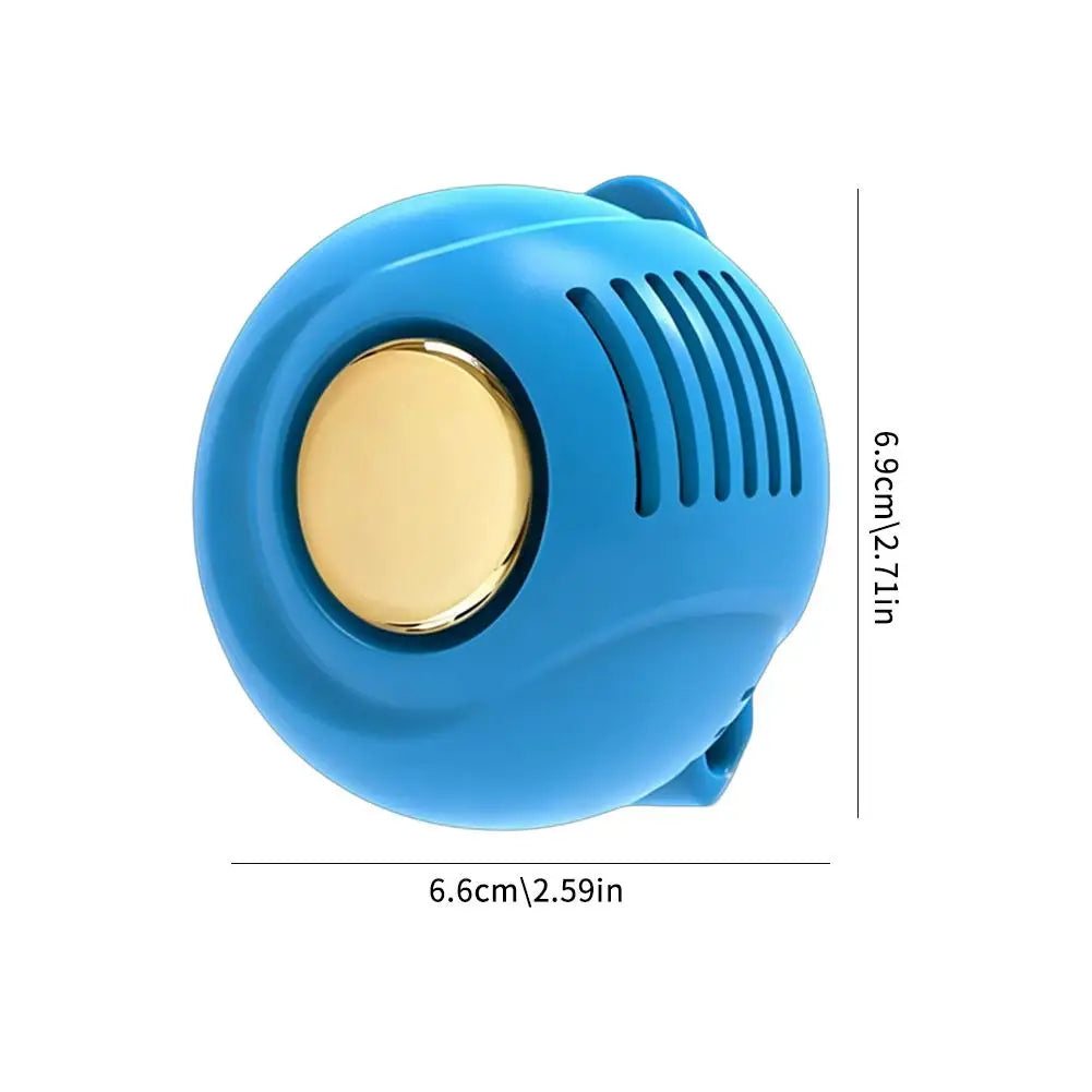 Portable Clip-on Mini Fan Handheld Wearable Bladeless Snap On Silent Fan USB Charging For Camping Travel Working Oasis Select