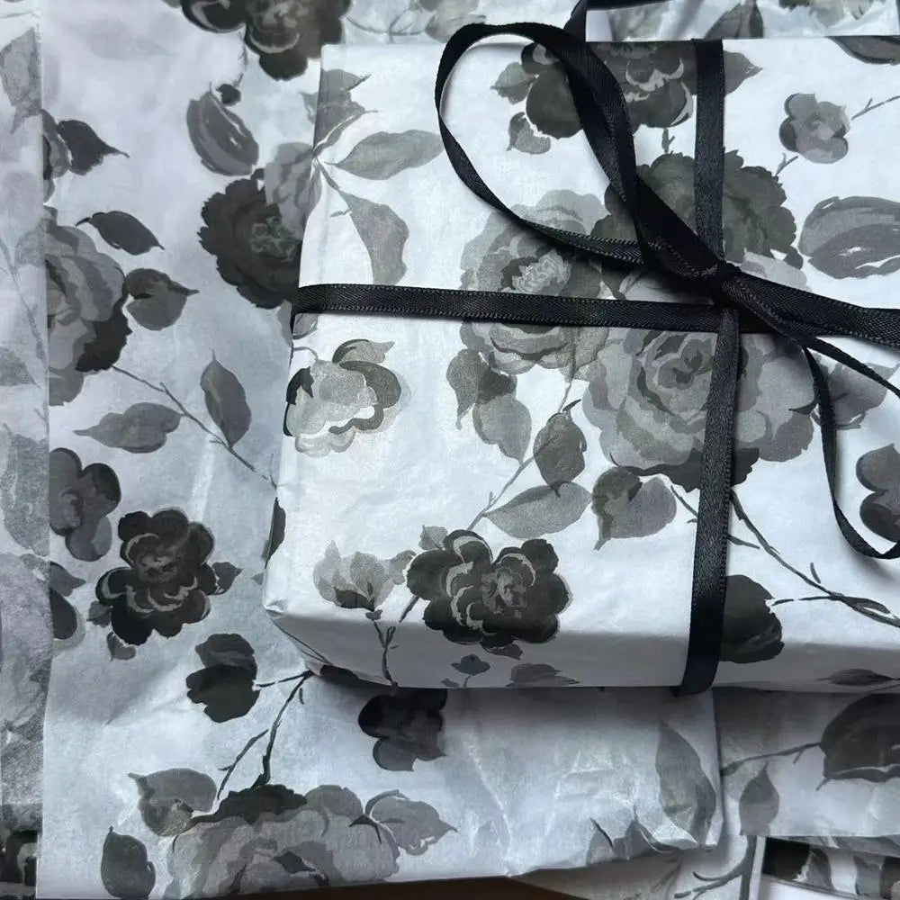 Ins Pink Wavy Dots Snow Pear Paper Wrapping Small Fresh Bouquet Diy