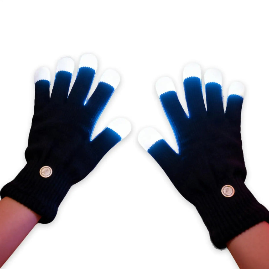 LED Gloves Adjustable 7-Colors Cool Tools LED Gloves for Boys for Performance Christmas Boy Stocking Stuffers Dad Girls Teen Oasis Select