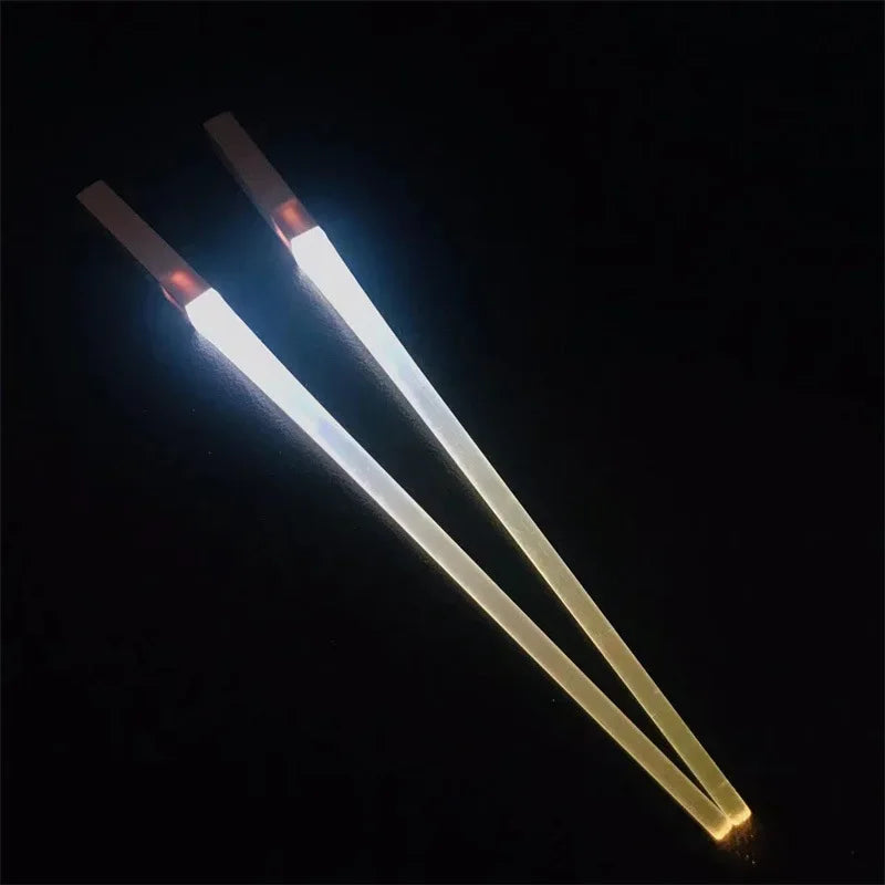 Chop Sabers Lights Up Lightsaber Chopsticks Luminous Chopsticks Night Tableware Multi-Color Chopsticks Oasis Select