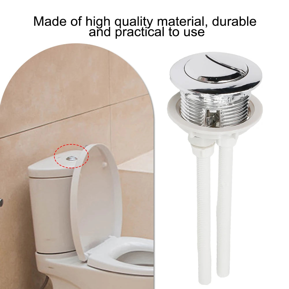 48/58MM Dual Push Button Flush Toilet Water Tank Double Crescent Shape 2 Rods Bathroom Toilet Switches Oasis Select