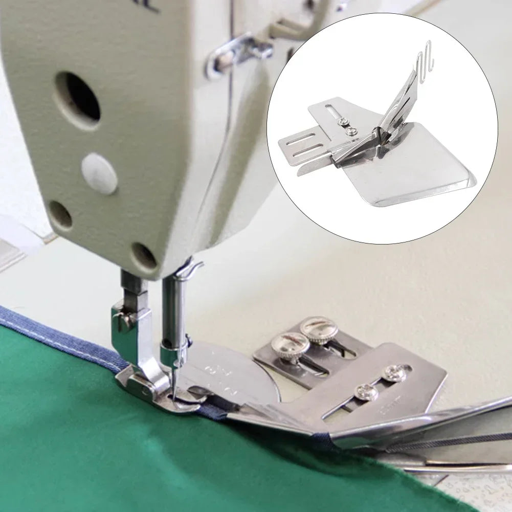 Sewing Machine Hemming Device Double Fold Bias Binding Right-Angle Edging Pull Tube Four Fold Pull Tube For Household industrial Oasis Select