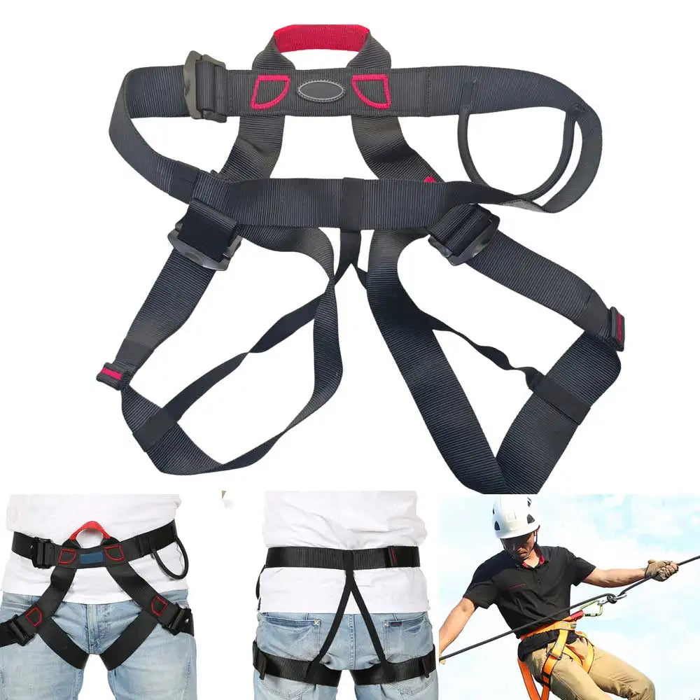 Rock Climbing Sit Harness for Rock Climbing Caving and High-Altitude Safety Belt Abseiling Fire Rescuing Rappelling Equipment Oasis Select