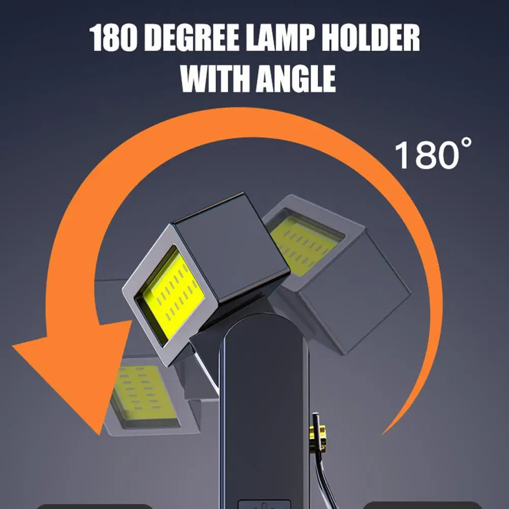 Rechargeable Mini Work Light Magnetic Portable Handheld Flashlight Car LED Emergency Warning Light For Outdoor Camping Repairing Oasis Select