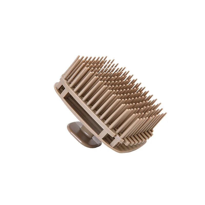 Shampoo massage, hair brush, hair comb, clean scalp massage brush, women's and men's hair brush, refreshing and moisturizing Oasis Select Deep coffee