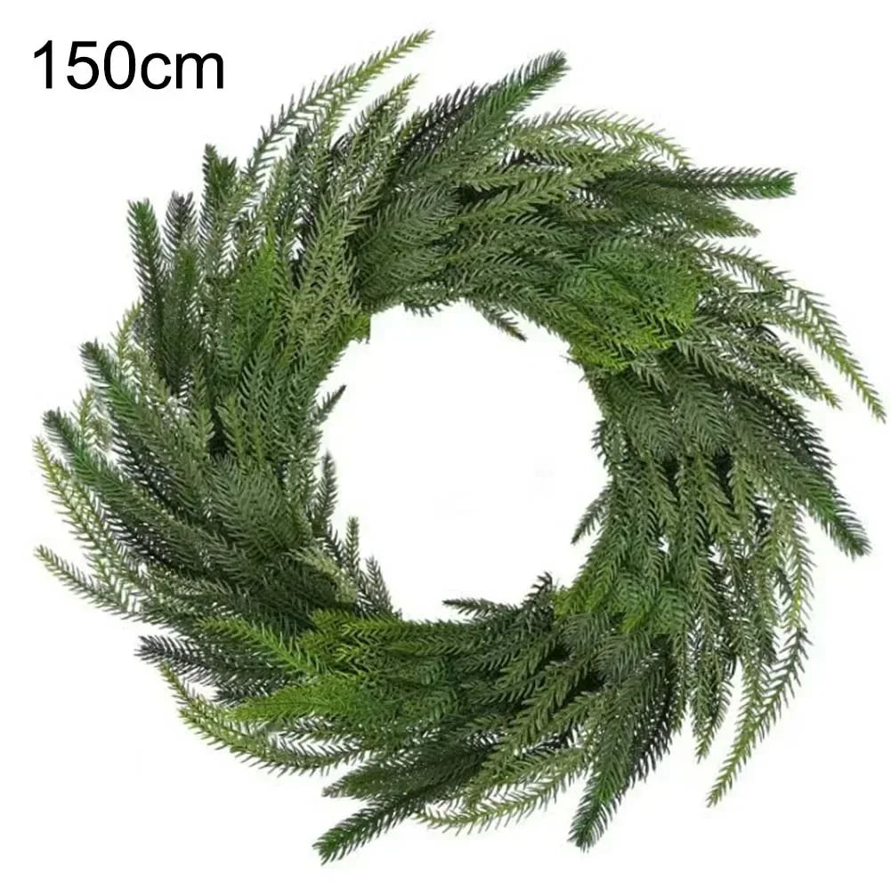 For Home Decoration Christmas Greenery Garland Rain Resistant Realistic Design Easy To Bend And Shape High-Quality PE Material Oasis Select