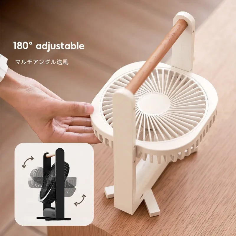 URGGU 3-in-1 Portable Fan – Desktop, Wall & Magnetic USB