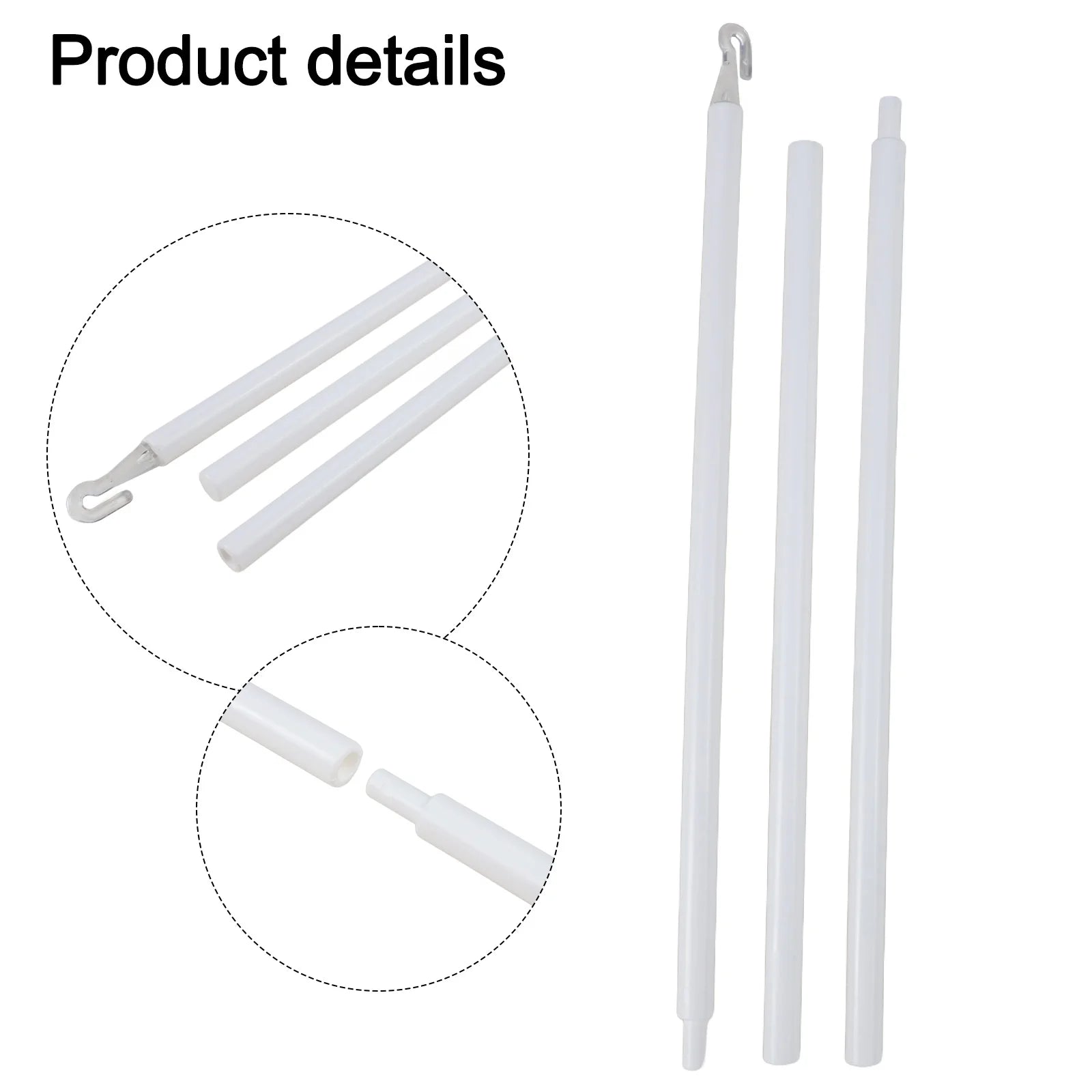 PP Rotating Rod Set 89CM Adjustable Pull Rod Lightweight Handling Design Multi-stage Locking System As Shown In The Figure Oasis Select China Mainland