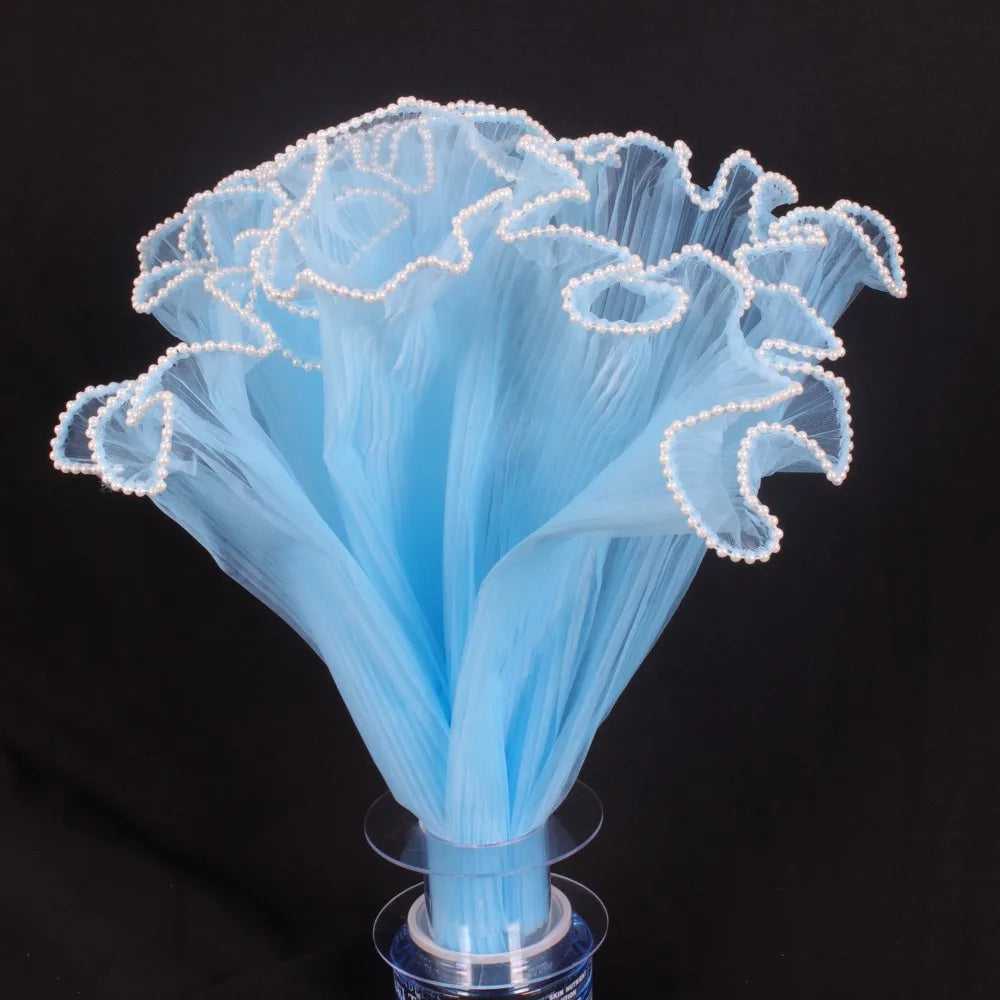 Pearl Lace Wave Mesh Flower Wrapping Roll | Bouquet Gift Wrap