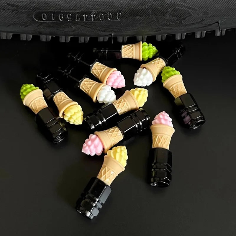 Mountain bike valve core sleeve cute valve cap road bike French valve cap sweet tube decoration folding bike beautiful valve cap Oasis Select