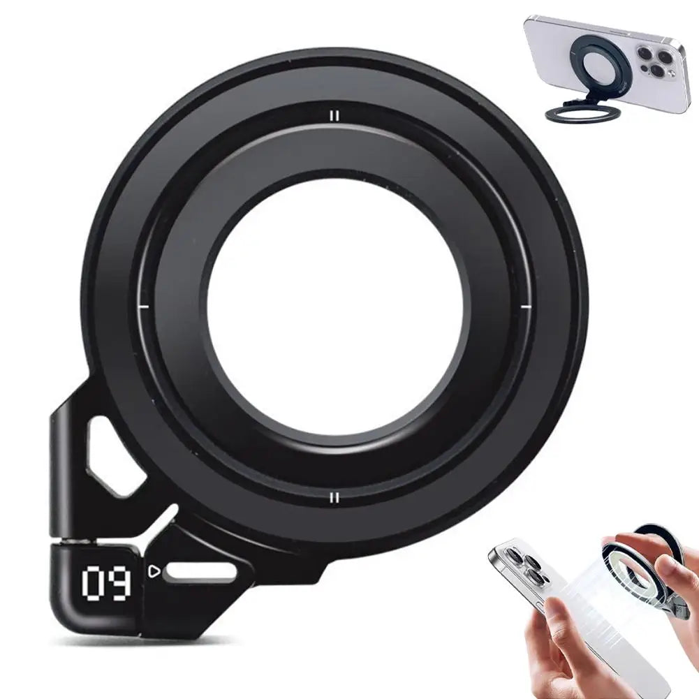 Magnetic Phone Ring Holder – 360° Rotatable MagSafe Stand