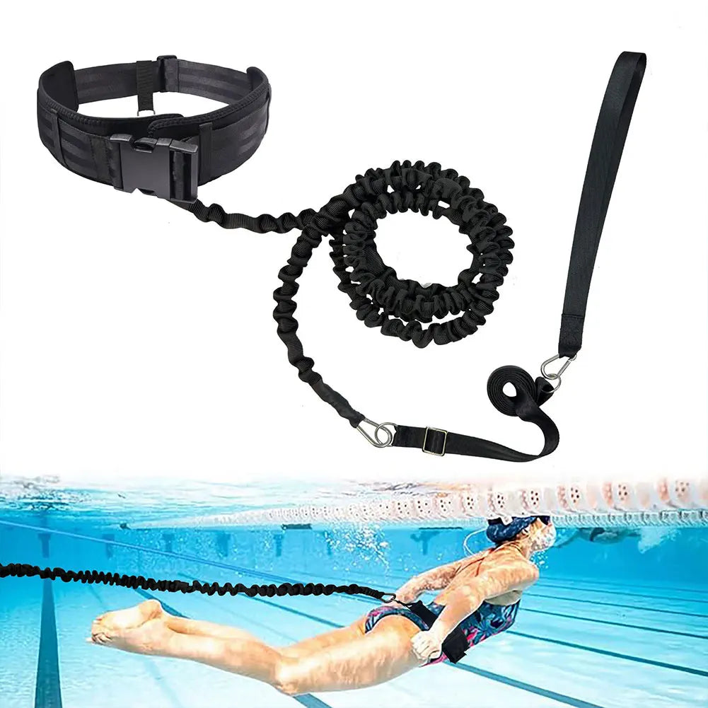 Swim Training Resistance Belt – Stationary Pool Harness Swim Training Belt Oasis Select