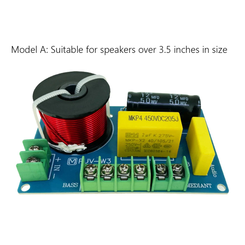 3-Way Hi-Fi Crossover Filter Module MKP 200W – 3.5–8" Speakers Speaker Crossover Module Oasis Select